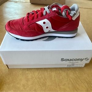 Saucony Originals Jazz, brand new, red, men’s, size 7.5